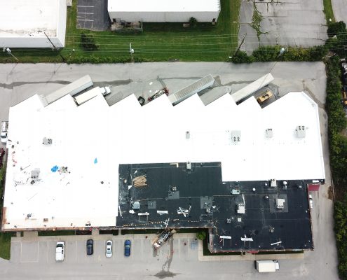 Commercial Roofing project from 1st Choice Construction