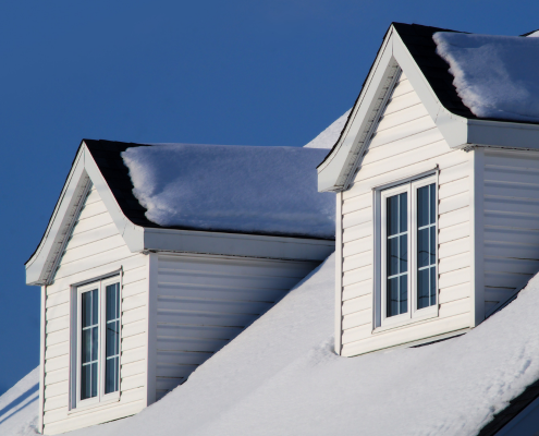Snow covered roof